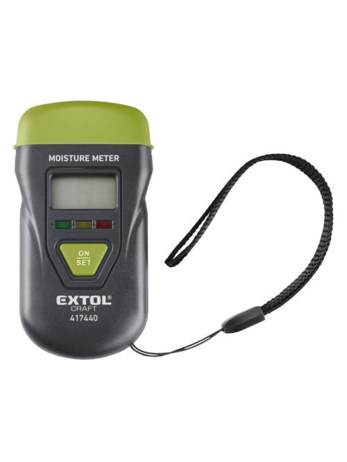EXTOL CRAFT 417440 vlhkoměr pro měření vlhkosti dřeva, omítky a podobných materiálů