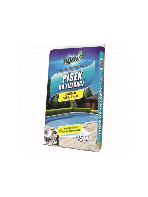AGRO Písek do bazénové filtrace 0,5-1,2 mm 25 kg
